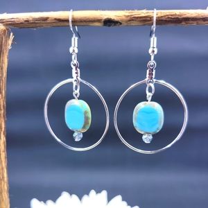 Handmade wire earrings